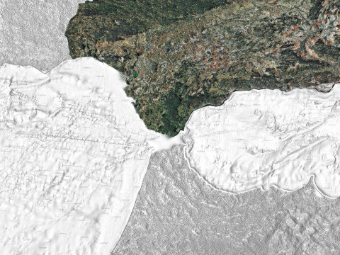 Spain Map 3D Concept 3D Модель