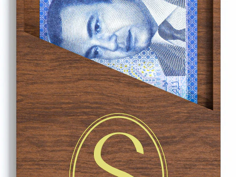 Porta-faturas de restaurante Modelo 3D