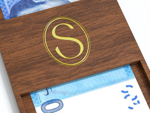 Porta-faturas de restaurante Modelo 3D