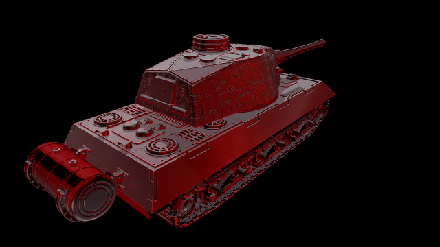 vk 10001 p tanks mammut 3D Baskı Modeli .c4d .max .obj .3ds .fbx .stl .blend 