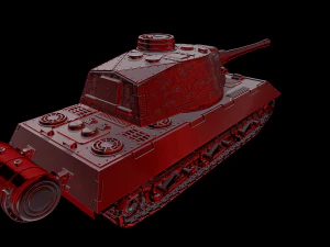 vk 10001 p タンク マムート 3Dプリントモデル