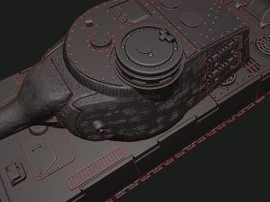 vk 10001 p tanks mammut 3D Baskı Modeli