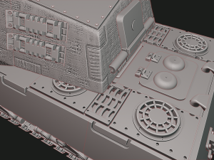 vk 10001 p tanks mammut 3D Baskı Modeli