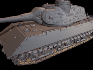 vk 10001 p tanks mammut 3D Baskı Modeli