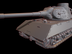 vk 10001 p tanks mammut 3D Baskı Modeli