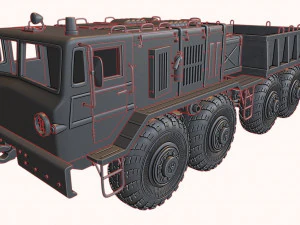 Maz 537 LKW 3D Druckmodell