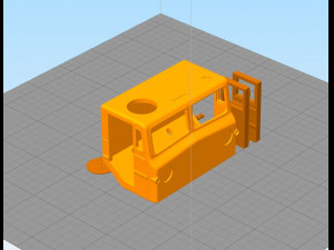 maz 537 truck 3D Baskı Modeli