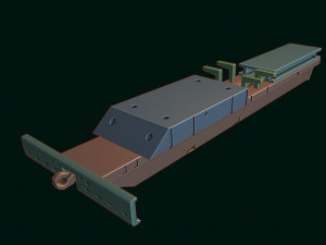 maz 537 truck 3D Baskı Modeli