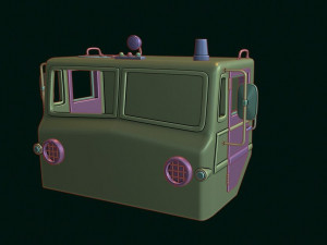 maz 537 truck 3D Baskı Modeli
