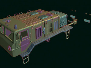 maz 537 truck 3D Baskı Modeli