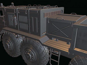 maz 537 truck 3D Print Model