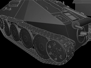 hetzer tanks 3D Print Model