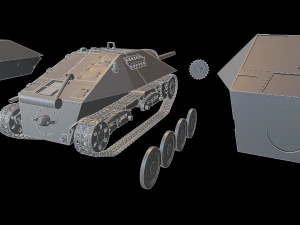 hetzer tanks 3D Print Model