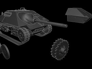 hetzer tanks 3D Print Model