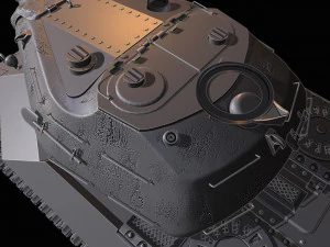 tanques &eacute; 4 Modelo de Impressão 3D