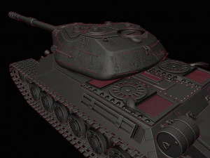 tanques &eacute; 4 Modelo de Impressão 3D