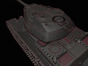 tanques &eacute; 4 Modelo de Impressão 3D