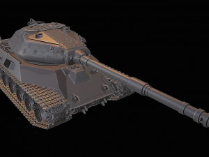 tanques &eacute; 4 Modelo de Impressão 3D