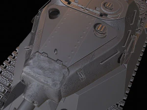 tanques &eacute; 4 Modelo de Impressão 3D