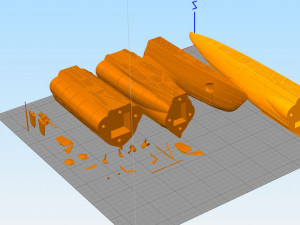 u boot 3D-Druckmodell