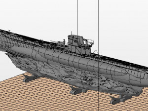 u boot 3D-Druckmodell