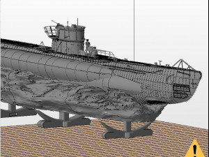 u boot 3D-Druckmodell