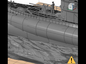 u boot 3D-Druckmodell