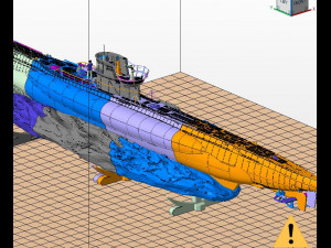 u boot 3D-Druckmodell