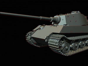 king tiger 2 tanks 3D Print Model