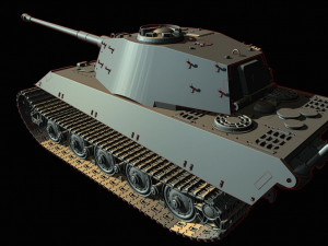 king tiger 2 tanks 3D प्रिंट मॉडल