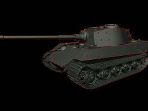 king tiger 2 tanks 3D Print Model