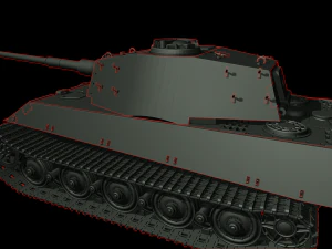 king tiger 2 tanks 3D Print Model