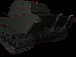 king tiger 2 tanks 3D प्रिंट मॉडल