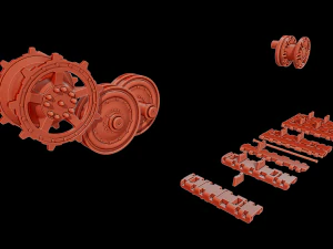king tiger 2 tanks 3D Print Model