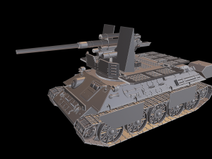 t 34 flask 88 tanks 3D Print Model