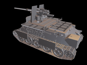 t 34 flask 88 tanks 3D Print Model