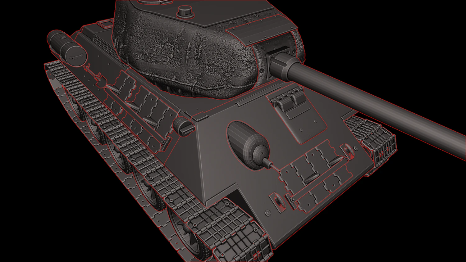 t 34 85 tanks 3D Print Model .c4d .max .obj .3ds .fbx .stl .blend 