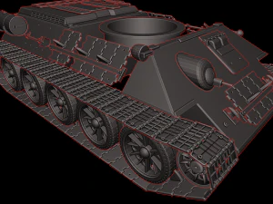 t 34 85 tanks 3D Print Model