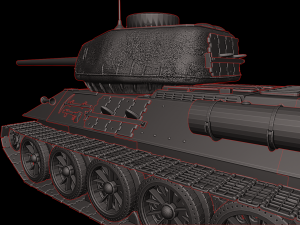 t 34 85 tanks Modèles 3D en vedette