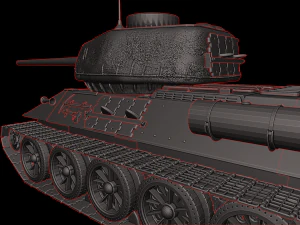t 34 85 tanks 3D Print Model