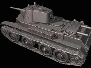 bt7 tanks 3Dプリントモデル