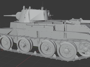 bt7 tanks 3Dプリントモデル