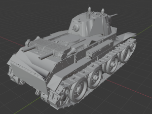 bt7 tanks 3Dプリントモデル