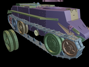 bt7 tanks 3Dプリントモデル