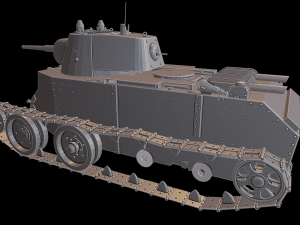 bt7 tanks 3Dプリントモデル
