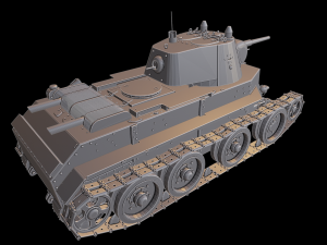 bt7 tanks 3Dプリントモデル