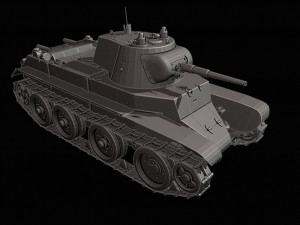 bt7 tanks 3Dプリントモデル