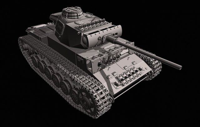 pzkpfw iii ausf l sdkfz141 tanks 3D Print Model .c4d .max .obj .3ds .fbx .stl .blend 