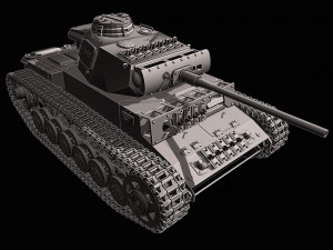 pzkpfw iii ausf l sdkfz141 tanks 3D Print Model