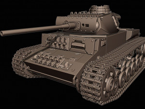 pzkpfw iii ausf l sdkfz141 tanks 3D Print Model